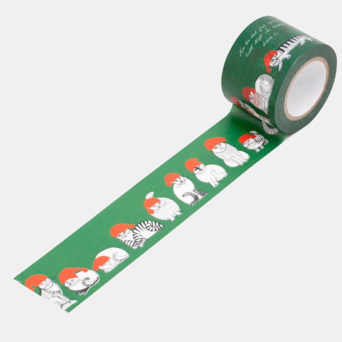 リサ ラーソン　太幅マスキングテープ　スケッチ(クリスマスねこたち)新品未開封品