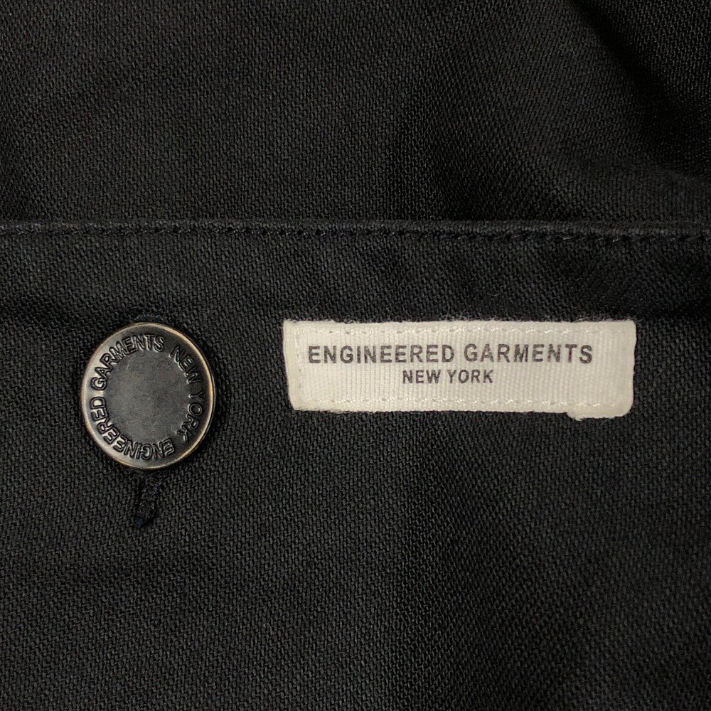 ENGINEERED GARMENTS エンジニアードガーメンツ Logger Jacket ロガージャケット チェンジボタン 黒系 サイズS 正規品 / 32602_画像4