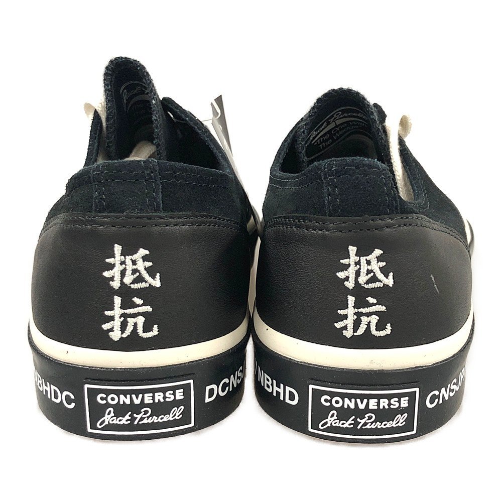 CONVERSE コンバース × ネイバーフッド JACK PURCELL OX BL シューズ スニーカー ブラック サイズUS11=29cm 正規品 / 32718_画像5