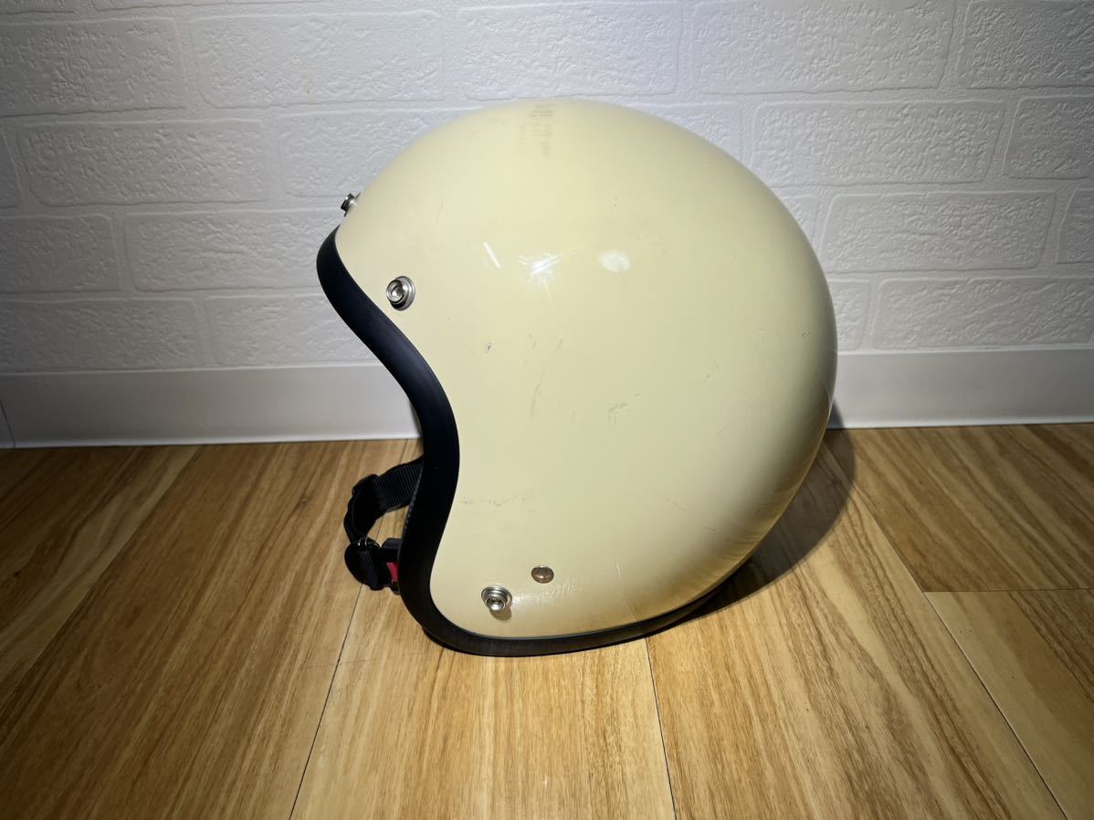 バイクヘルメット　ジェットヘルメット　バブルシールド付き　Lサイズ（59-60cm未満）　送料無料_画像6