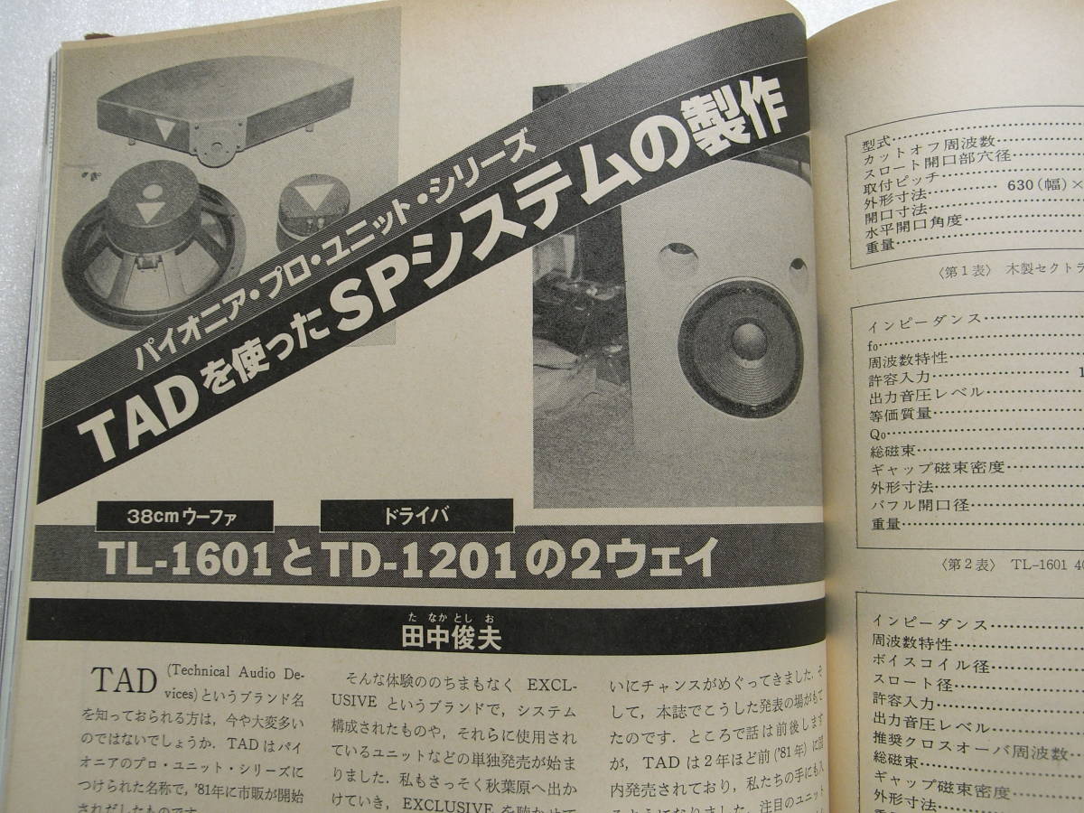 ラジオ技術 1983年1月号　アキュフェーズ C-280/テクニクス SU-A4MK2/ティアック Z-6000/EL-34(UL)完全PPアンプ製作/ラックスキットA522_画像10
