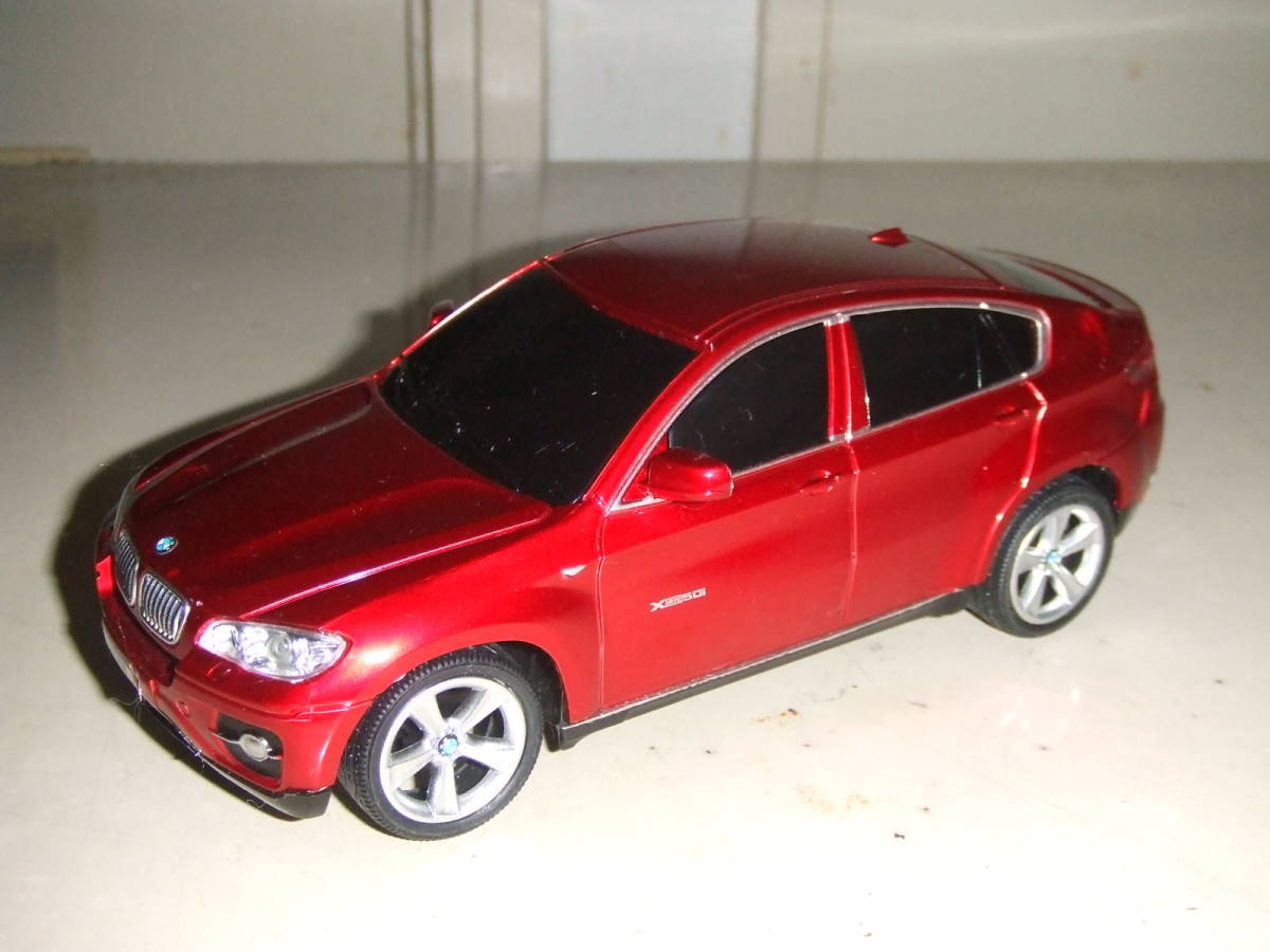  машина с радиоуправлением BMW X6 красный рабочий товар 
