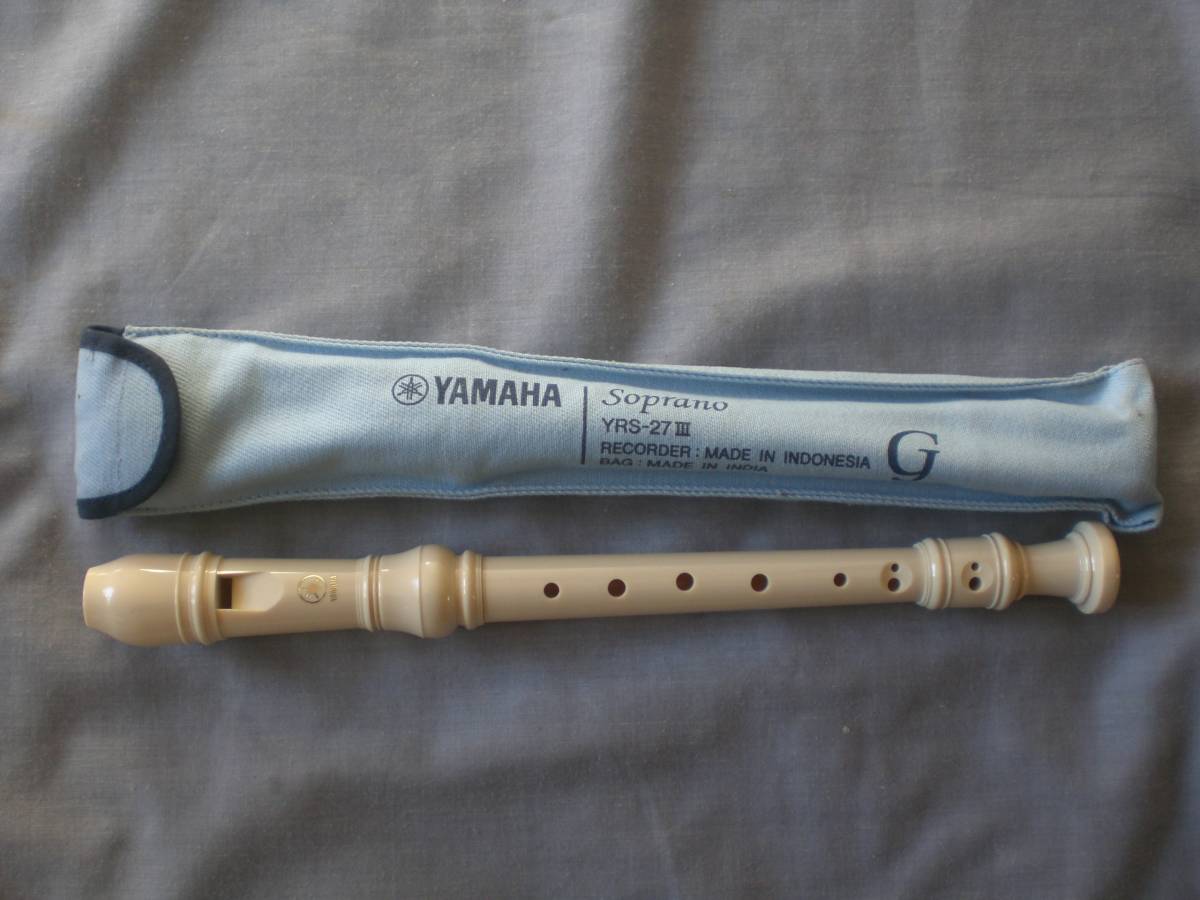 9 YAMAHA Soprano Recorder soprano recorder YRS-27Ⅲ eco