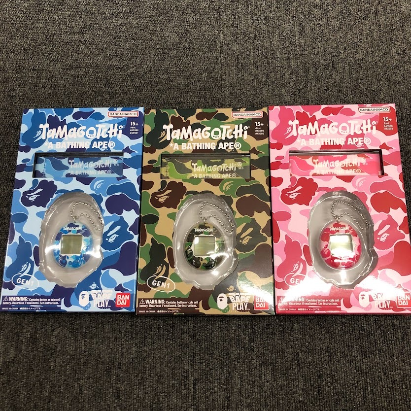 即決 たまごっち A BATHING APE 全種セット 3個 エイプ 限定 即決 たまごっち A BATHING APE 全種セット 3個 エイプ 限定