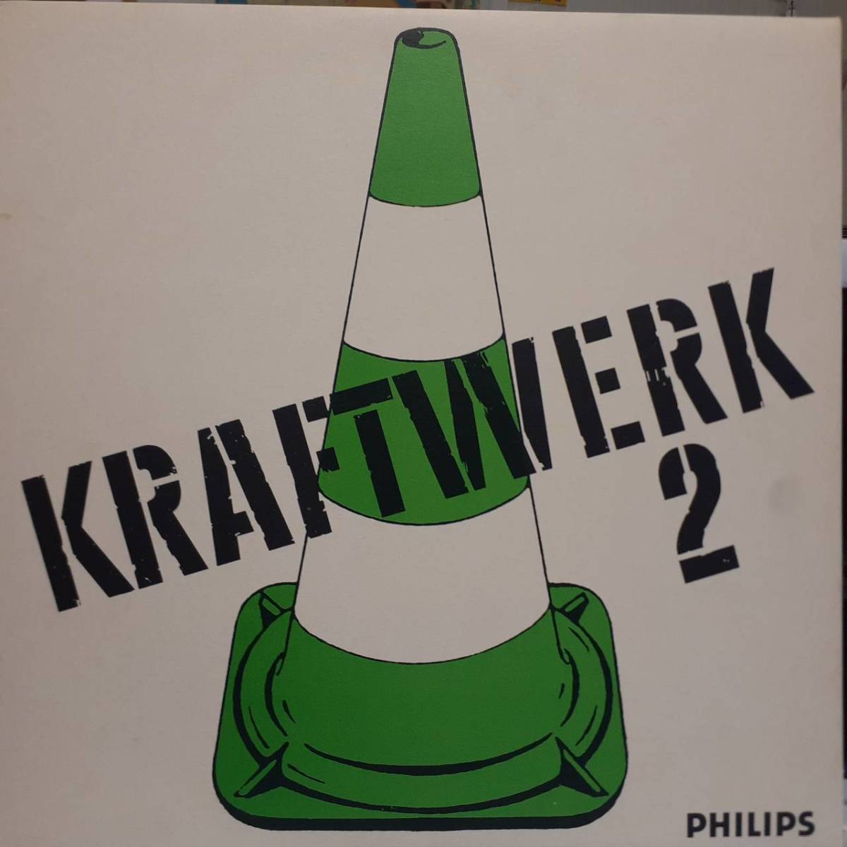 ドイツPHILIPS盤LP！テクスチャージャケ Kraftwerk / Kraftwerk2 1972年作の70年代後半プレス Philips 6305 117 クラフトワーク Krautrock_画像3