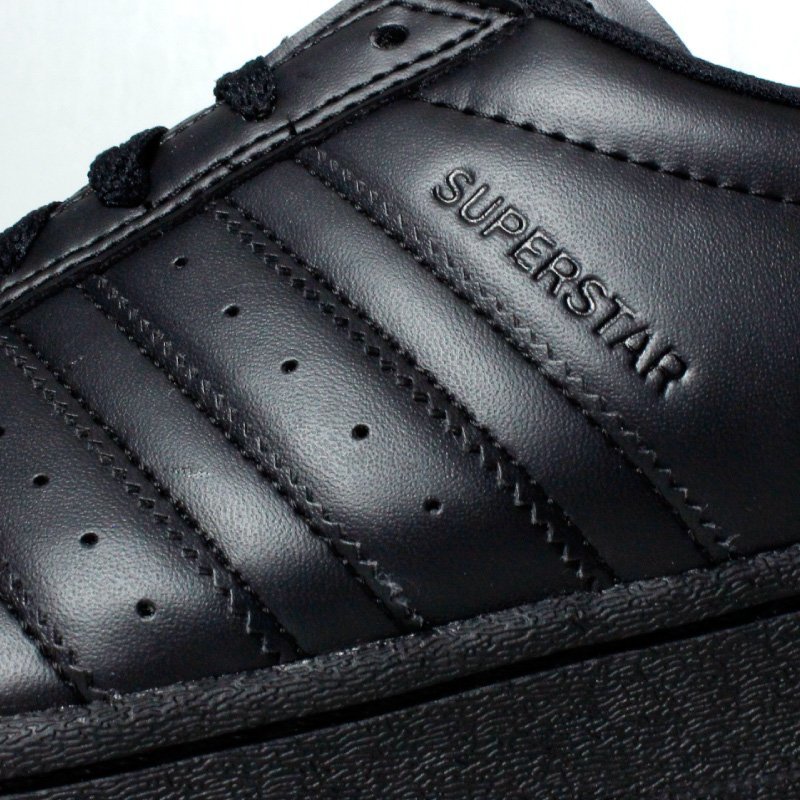  new goods adidas SUPERSTAR ADV super Star ADV Adidas skate bo- DIN g black black all black sneakers US8.5(26.5cm)