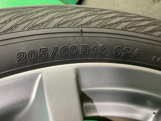 中古 アクセラ BMLFS アルミホイール 1本 205/60R16 タイヤホイール_画像3