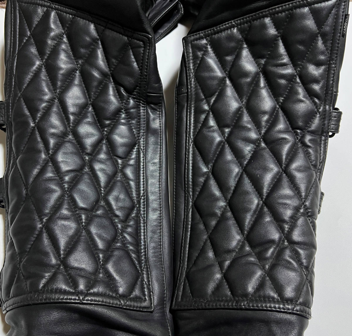 最大サイズ KADOYA K’S LEATHER CHAPS‐EVO チャップス エボ 25 ライダース パンツ レザー_画像3