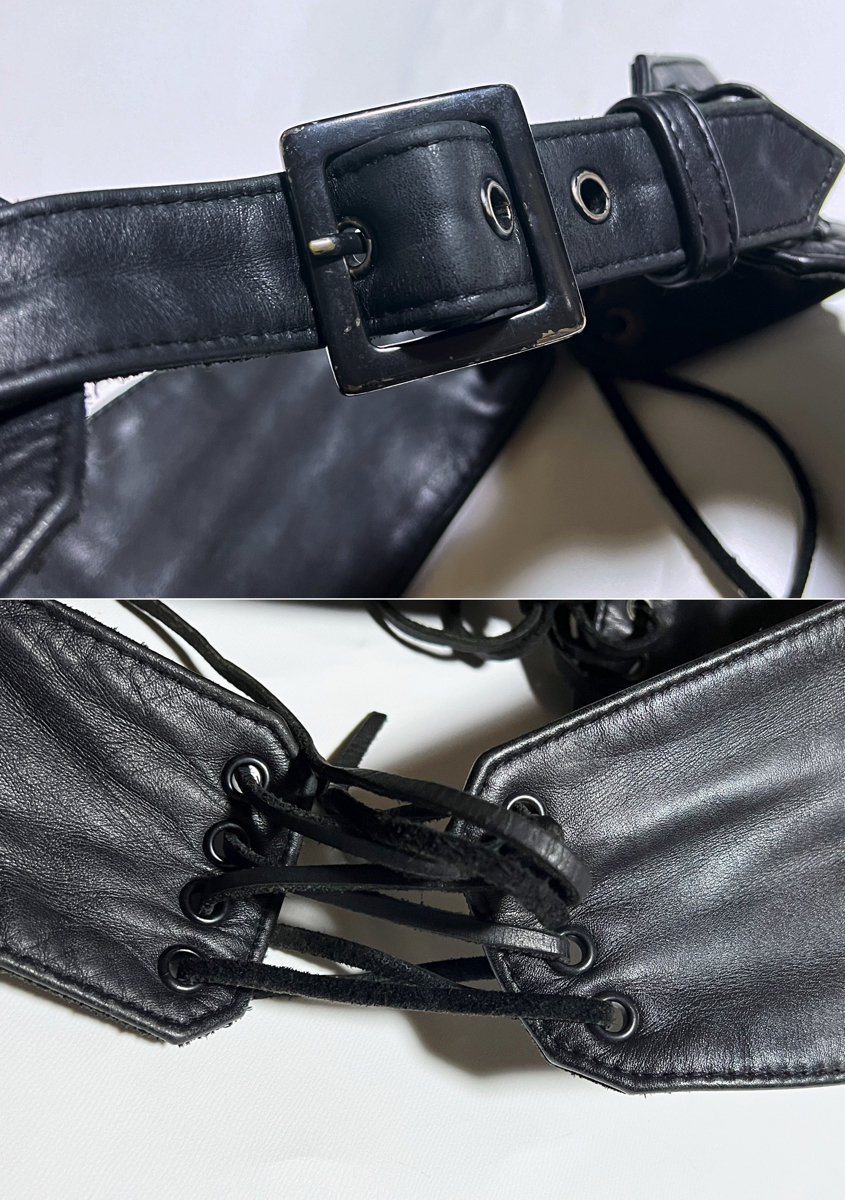 最大サイズ KADOYA K’S LEATHER CHAPS‐EVO チャップス エボ 25 ライダース パンツ レザー_画像5