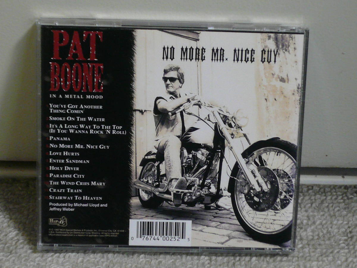 【輸入盤】PAT BOONE（パット・ブーン）/ In A Metal Mood 「 No More Mr. Nice Guy」_画像2