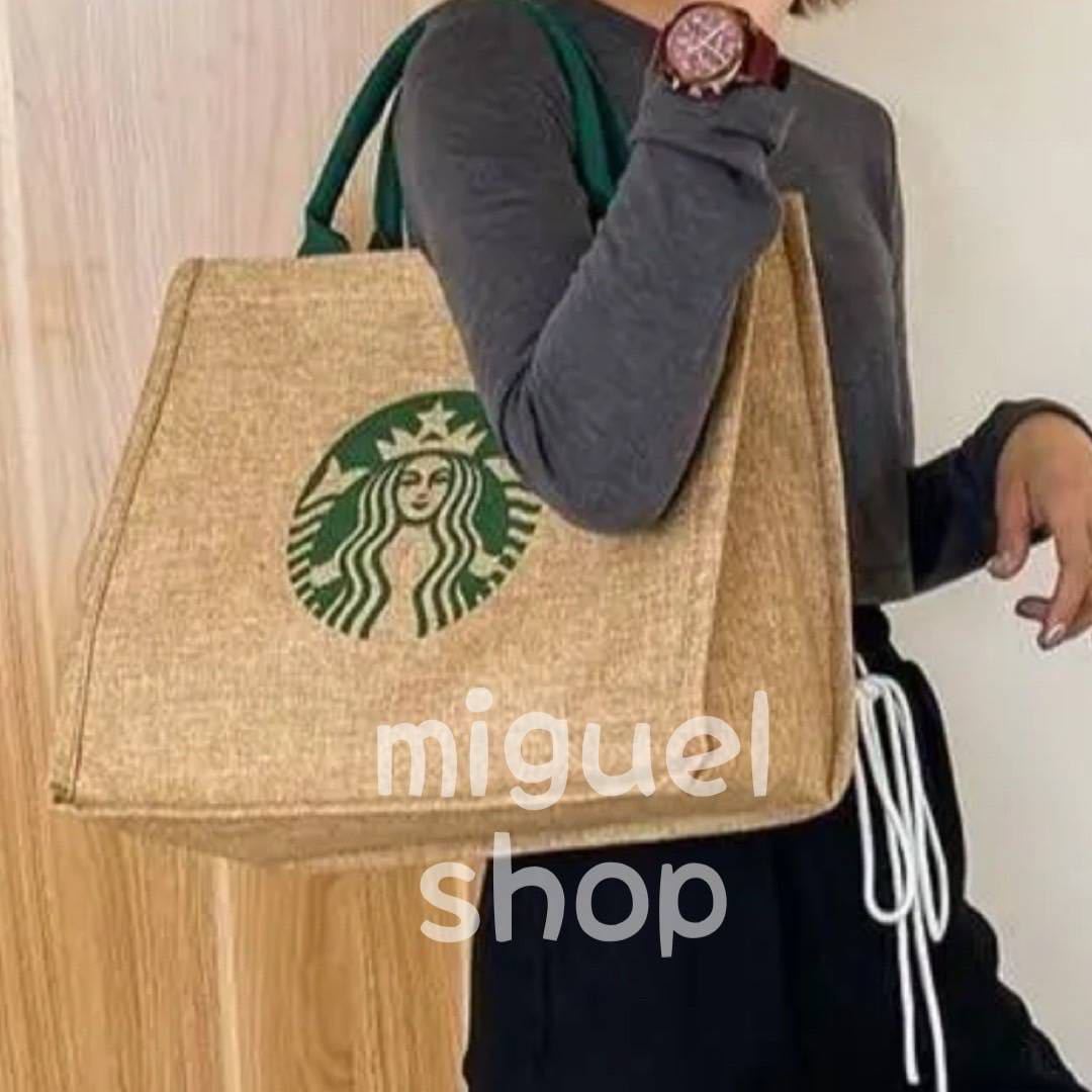 スターバックス スタバ STARBUCKS トートバッグ ジュート 麻 スターバックス スタバ STARBUCKS トートバッグ ジュート 麻