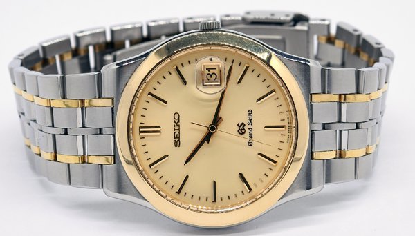 ★美品！Grand Seiko GS グランドセイコー SBGG002 8N65-9010 K18YG / SS クォーツ メンズ★_画像3