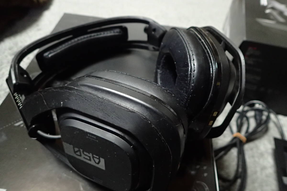 売切 ロジクール A50WL-002 ゲーミングヘッドセット ASTRO A50 Wireless + BASE STATION 動作確認済_画像5