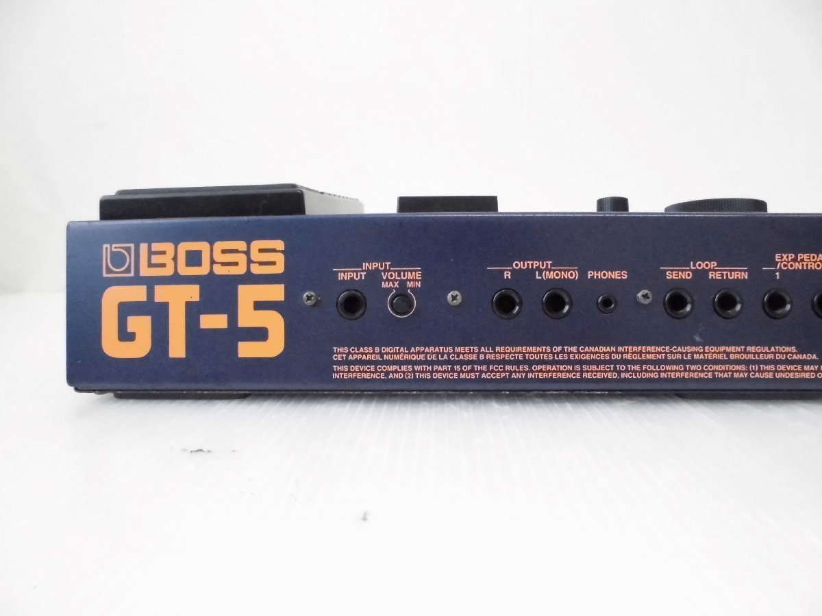 マルチエフェクター ボス BOSS GT-５ 現状品 未チェック ハードケース