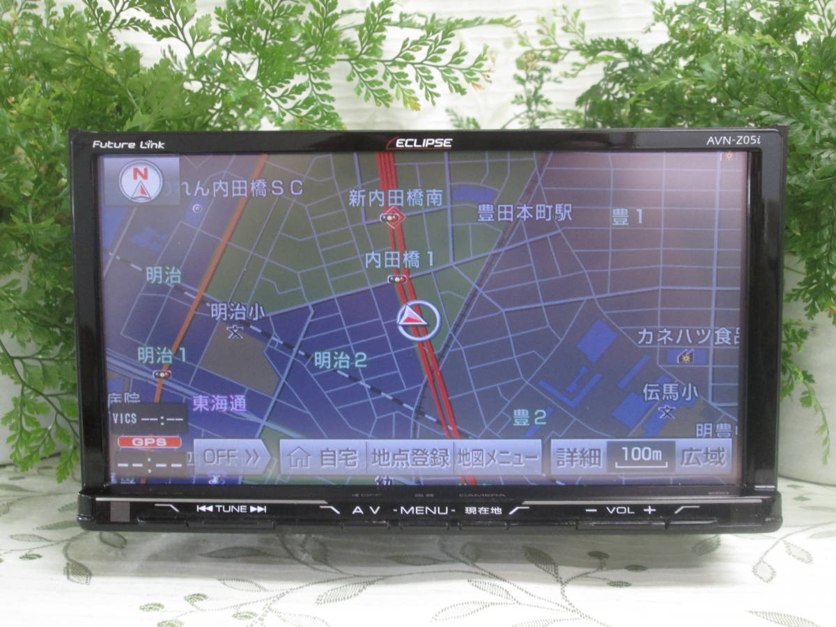 2021年♪4x4地デジ＞＞イクリプス メモリーナビ 整備済/保証 AVN-Z05i＜＜Bluetooth／DVDビデオ♪新品GPS,地デジアンテナ付属♪　 N73_画像1