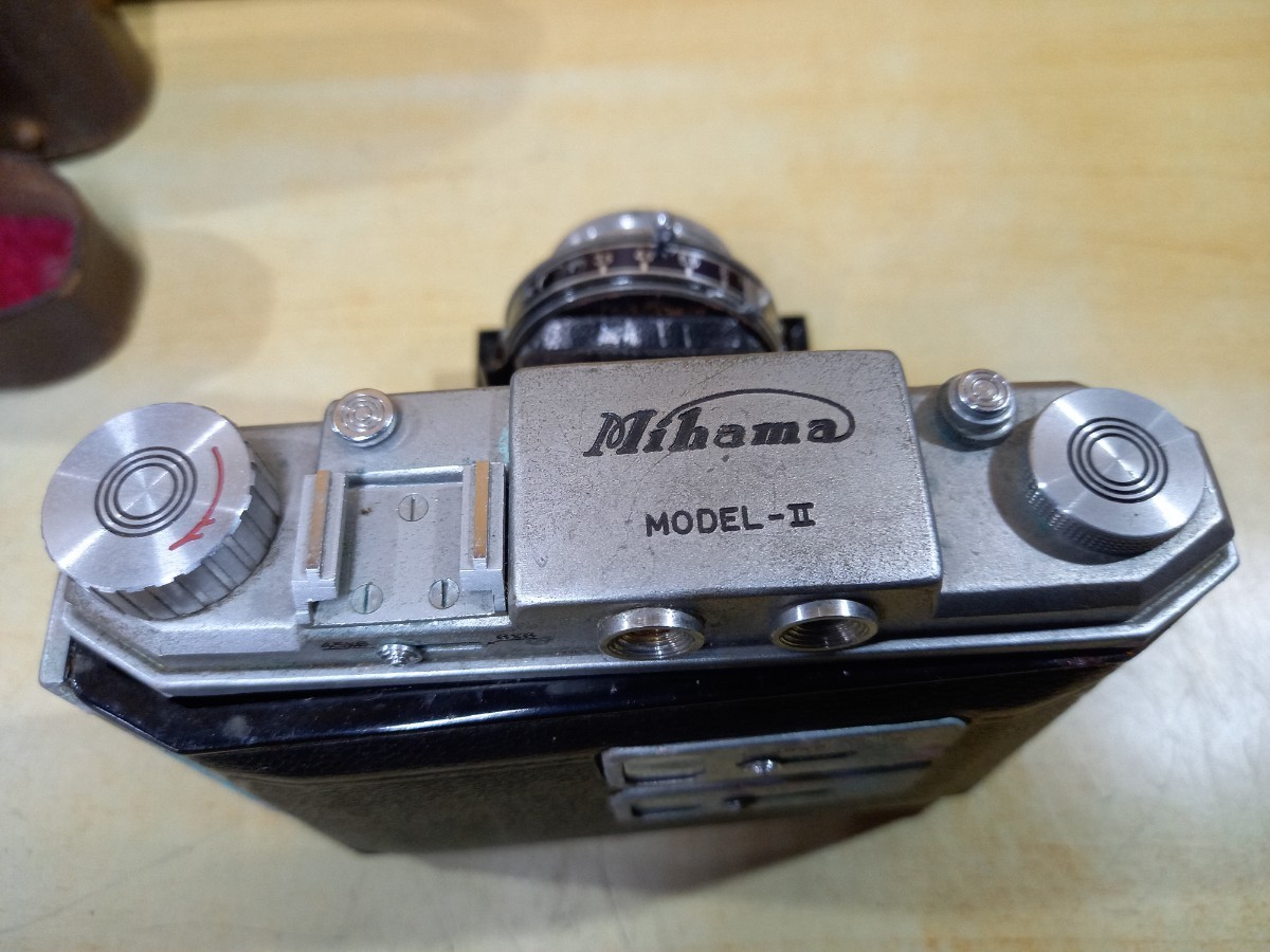 【o】Mihama 蛇腹カメラ　レトロ　MODEL-Ⅱ　希少　お宝かも？_画像4