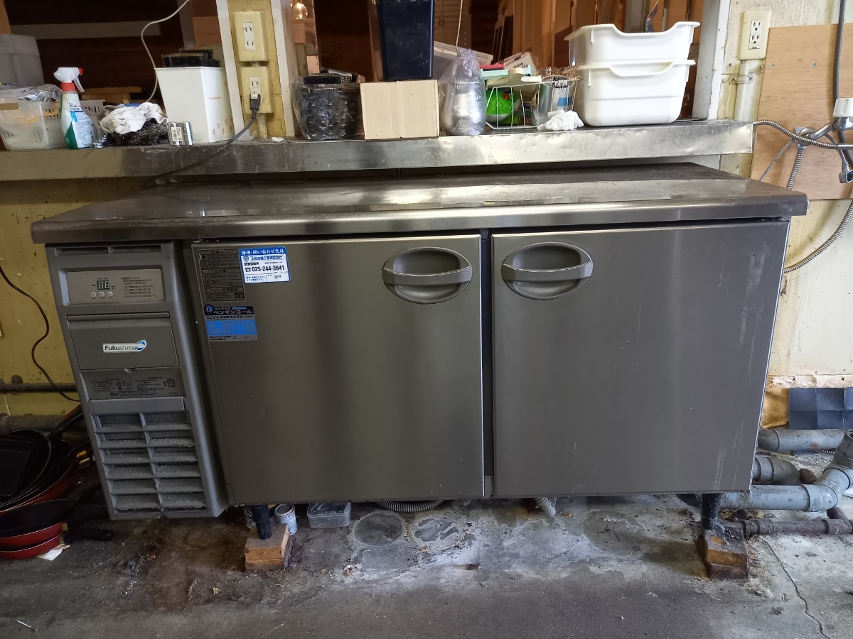 中古厨房 フクシマ パススルー台下冷蔵庫 YPL-120RM2 1200×900 中古厨房 フクシマ パススルー台下冷蔵庫 YPL-120RM2 1200×900