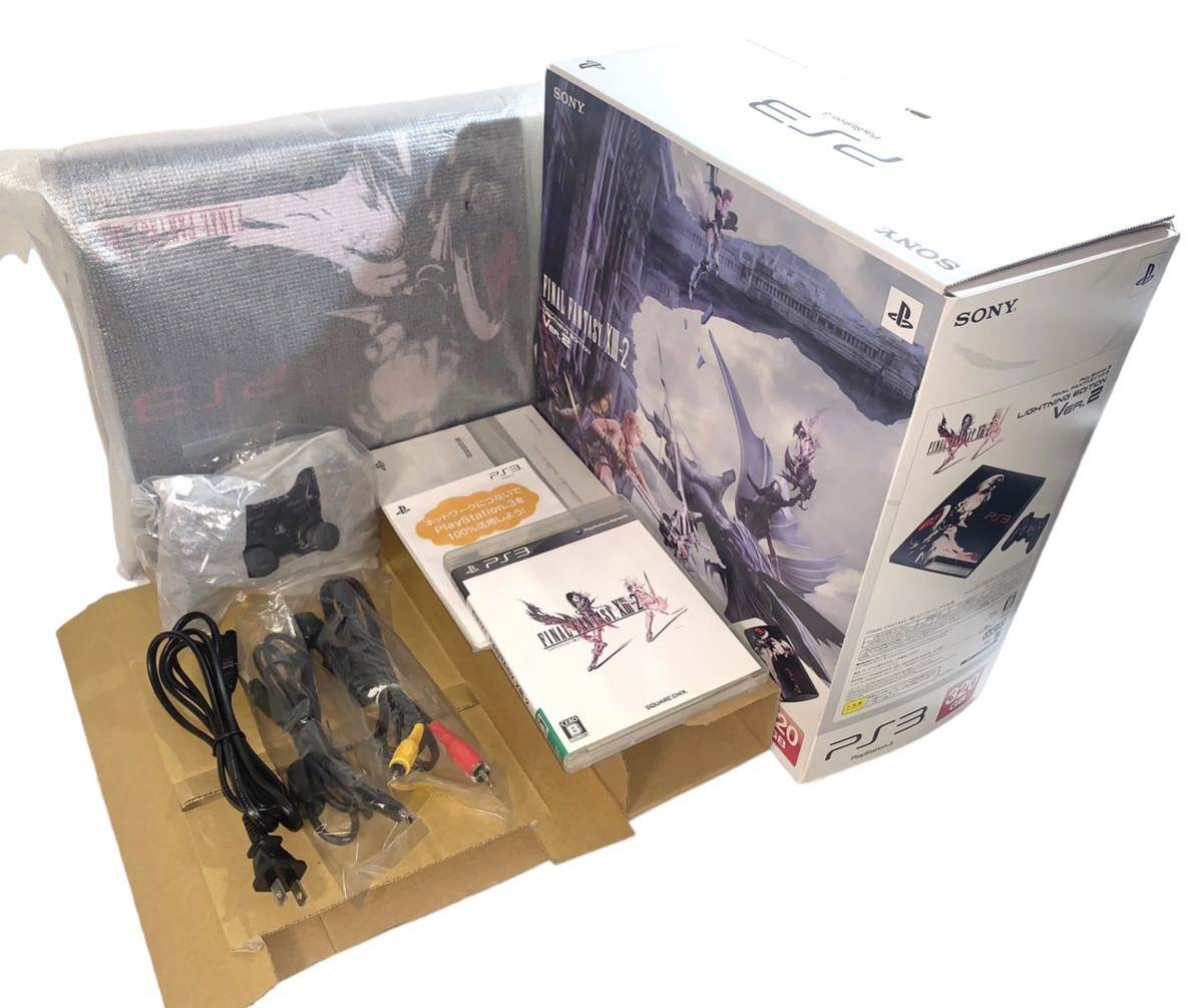 美品　ps3 本体　ファイナルファンタジー　ライトニングエディション　PlayStation3 320GB FINAL FANTASY XIII-2 LIGHTNING EDITION Ver.2