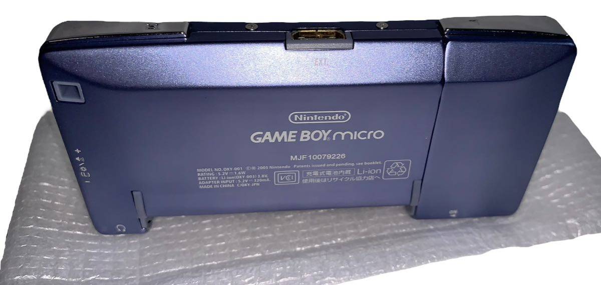 美品　ゲームボーイミクロ 本体　GAME BOY micro ブルー_画像9