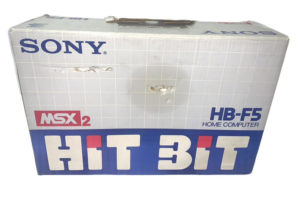 デッドストック　ほぼ未使用　MSX2 本体 HiTBiT HB-F5 ブラック　SONY ソニー_画像1