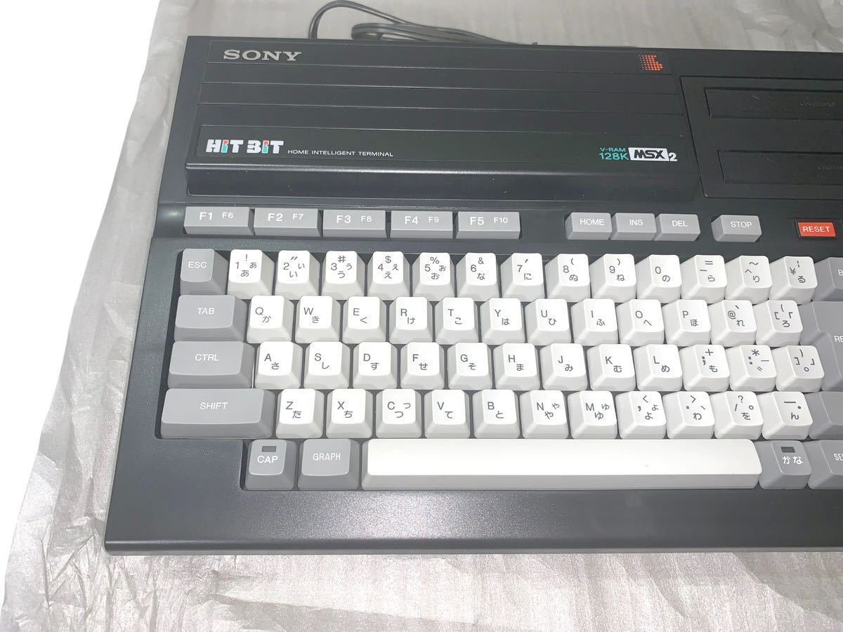 デッドストック　ほぼ未使用　MSX2 本体 HiTBiT HB-F5 ブラック　SONY ソニー_画像6