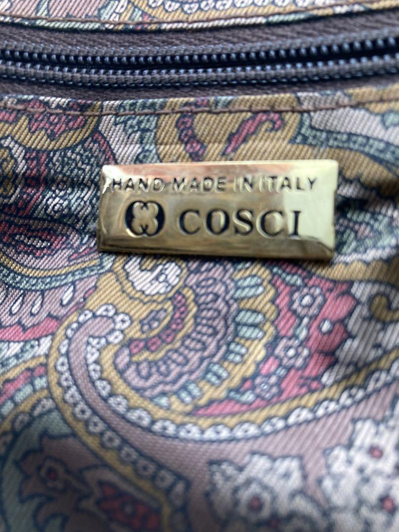 ＊未使用 COSCI コッシー イタリア製 バッグ ポシェット ブラウン＊_画像5