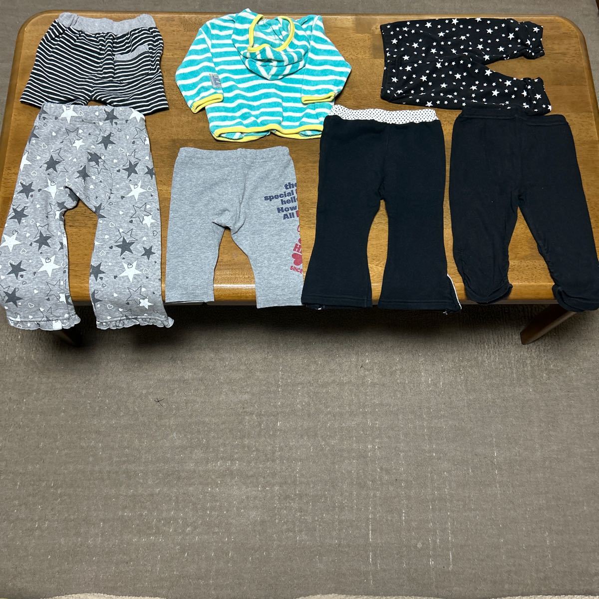 [ baby clothes set sale ] for girl *70~95 size *7 point *No1* last exhibition *