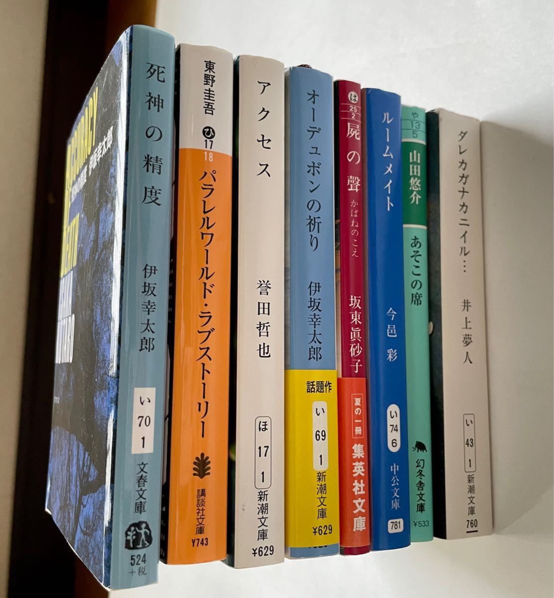 東野圭吾 伊坂幸太郎 ミステリー小説 パラレルワールド オーデュボン 文庫本 秋の読書習慣 ナツイチ