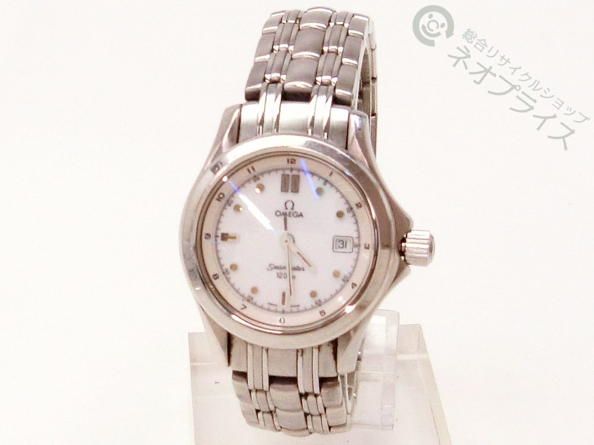 ◆Z4971 OMEGA オメガ シーマスター 120M デイト 2511.20 ボーイズ クオーツ 腕時計 良品_画像1