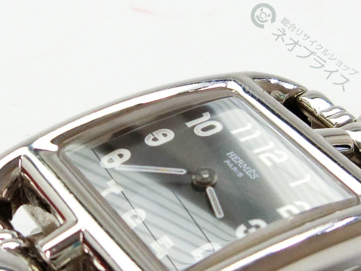 ◆Z4997 HERMES エルメス ケープコッド CC1.210 クオーツ レディース 腕時計 美品_画像10