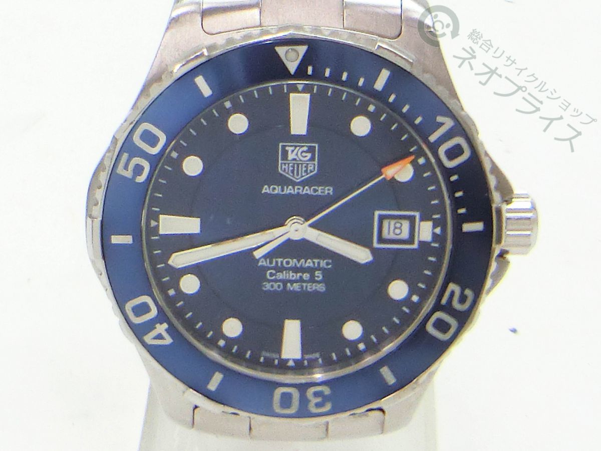 ◆Z4879 TAG HEUER タグホイヤー アクアレーサー キャリバー5 WAN2111 自動巻 メンズ 腕時計 良品_画像2