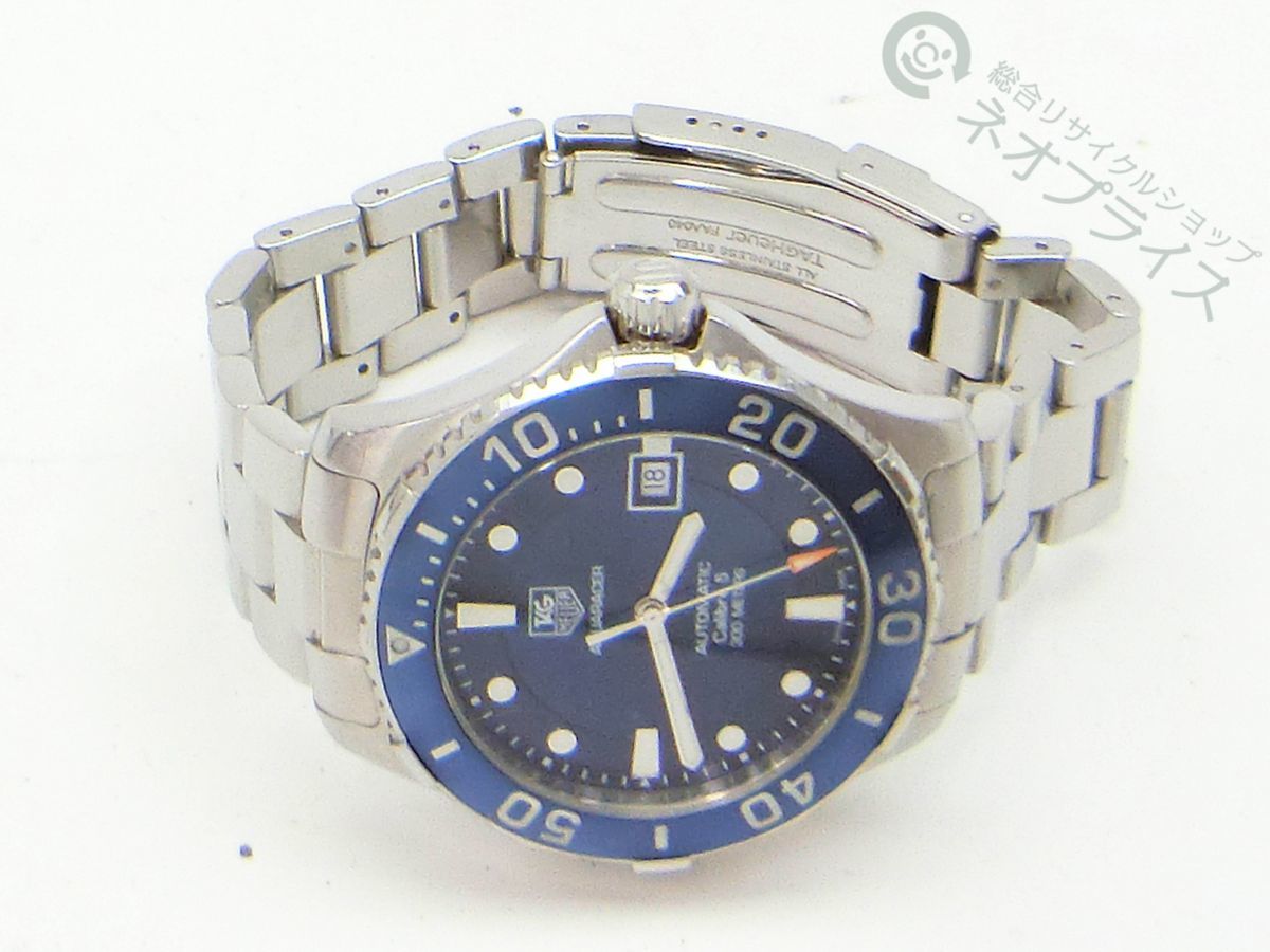◆Z4879 TAG HEUER タグホイヤー アクアレーサー キャリバー5 WAN2111 自動巻 メンズ 腕時計 良品_画像3