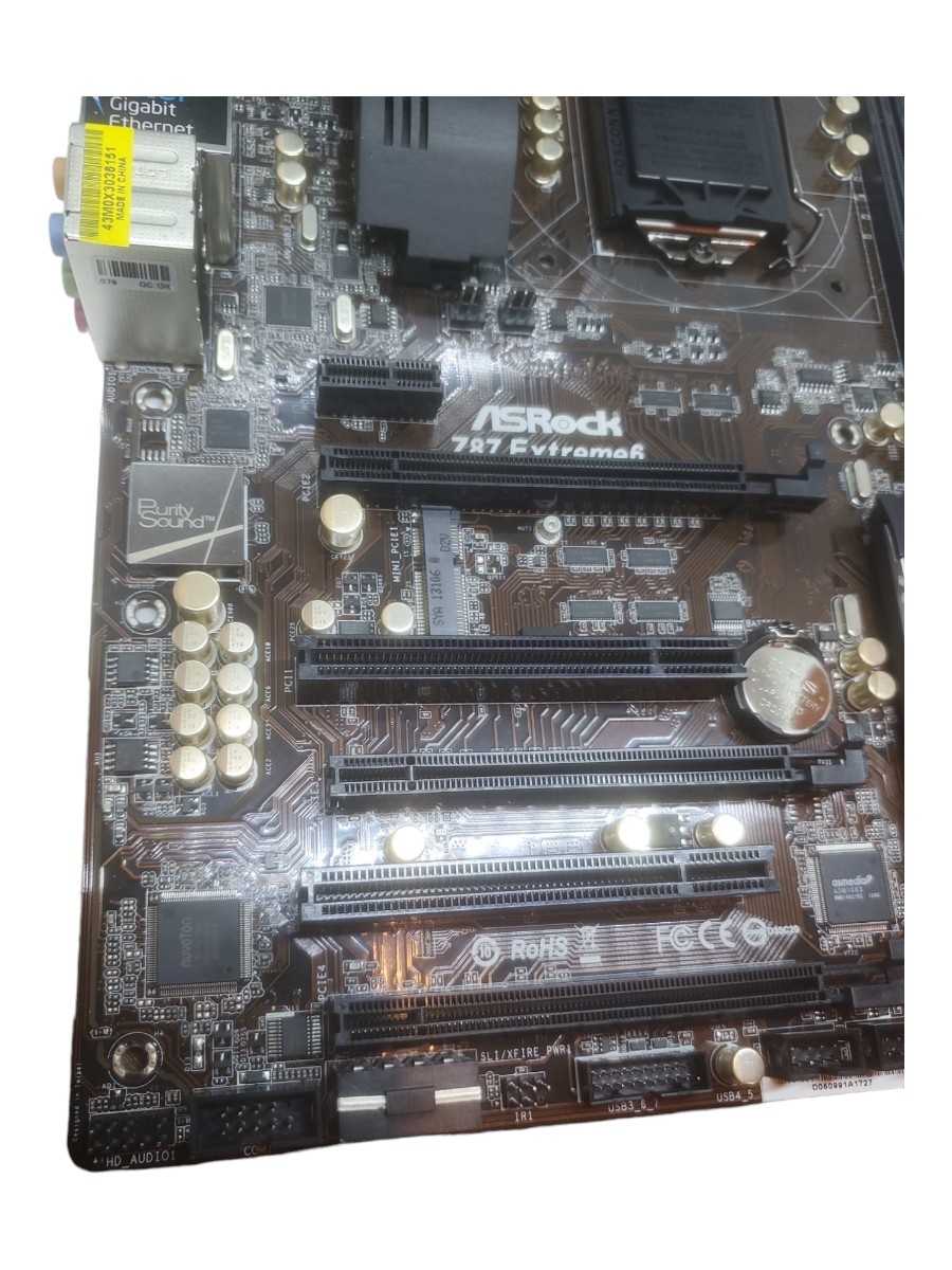 17364 ASRock/マザーボード/ATX USB3.0 SATA3 Z87 Extreme6/電源回路/最新技術/精密機器/電子部品/CPU/メモリ/パソコン/パーツ/基盤_画像6