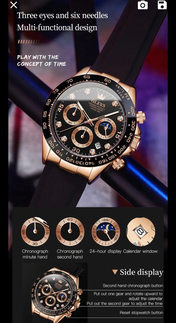 新品！即発送！ロレックスオマージュ腕時計の画像3