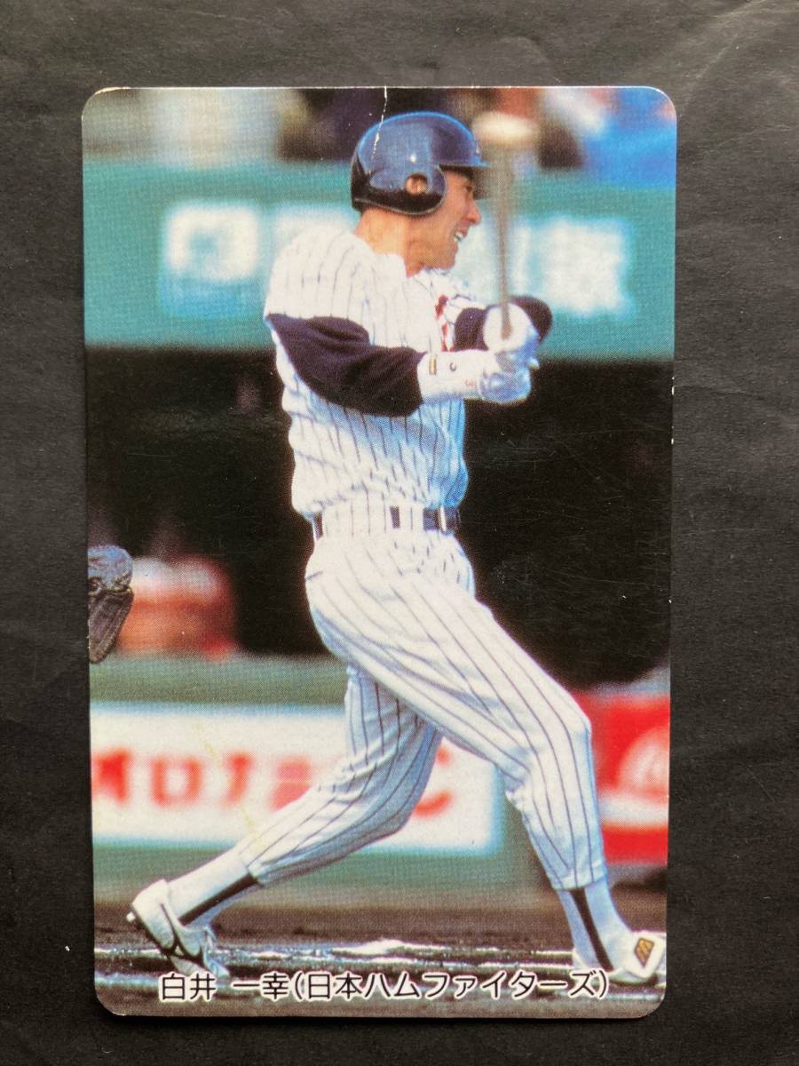  Calbee Professional Baseball card 94 year No.C-12 white . one . Japan ham 1994 year Hokkaido * Sanyo * Kyushu district version ① ( for searching ) rare Short block tent gold frame 