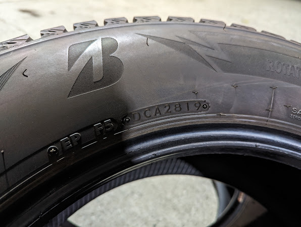 225/65R17 BRIDGESTONE BLIZZAK DM-V3 スタッドレス 中古品4本セット（F）_画像9