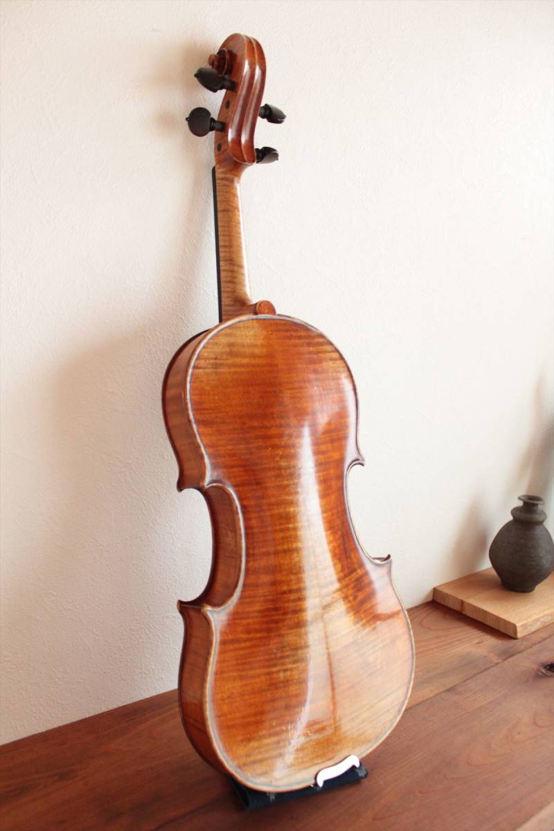 （音源有り）Modern violin 4/4: Loiis Joseph Germain 1867 ラベル　モダンヴァイオリン _画像6