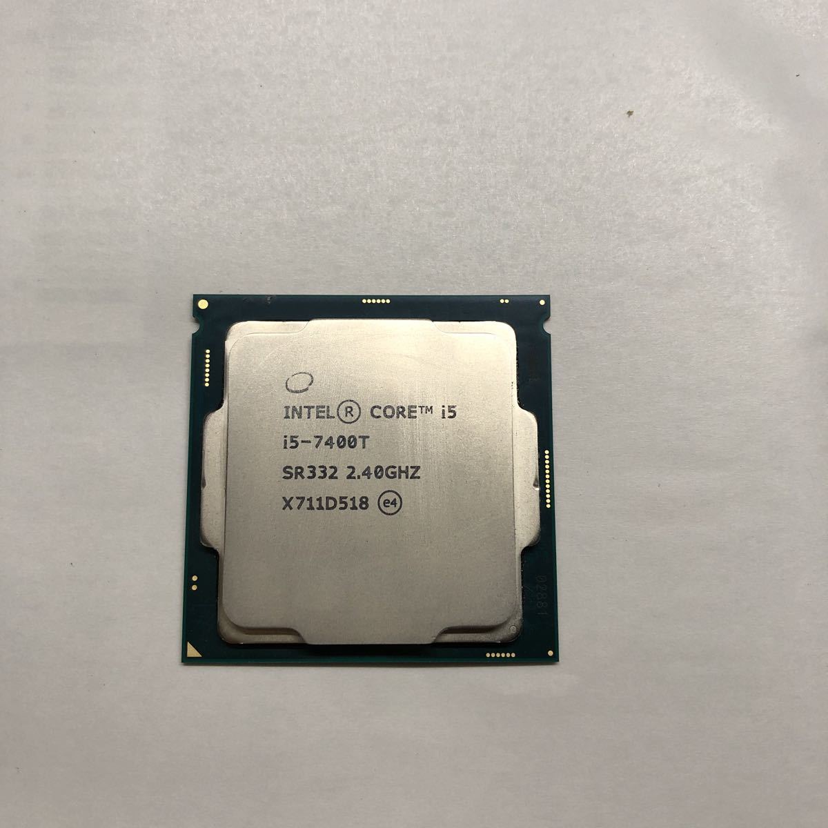 Intel Core i5-7400T SR332 2.40GHZ /155_画像1