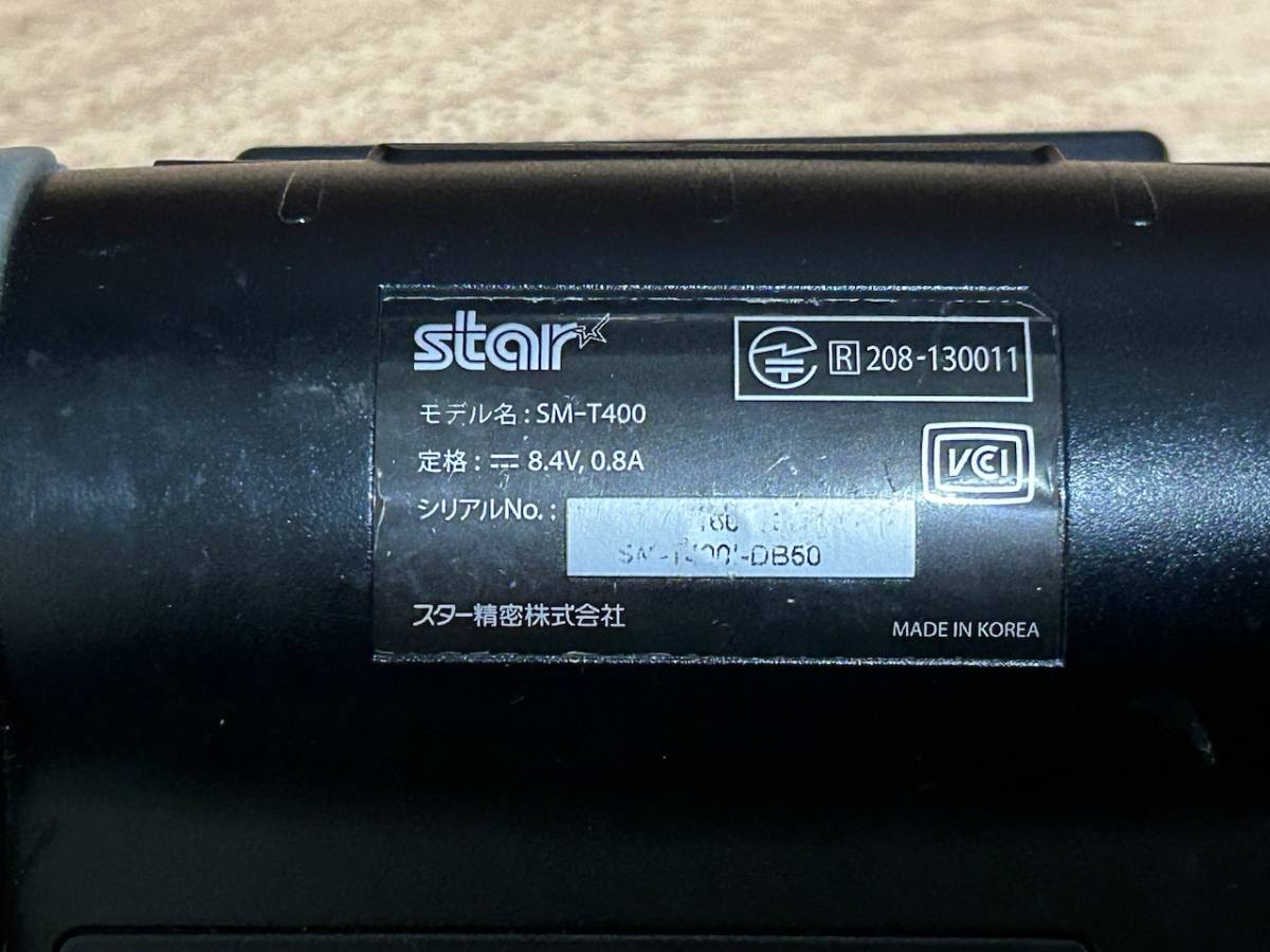  ☆EL048【中古現状品】 モバイルプリンター スター精密 SM-T400i_画像8