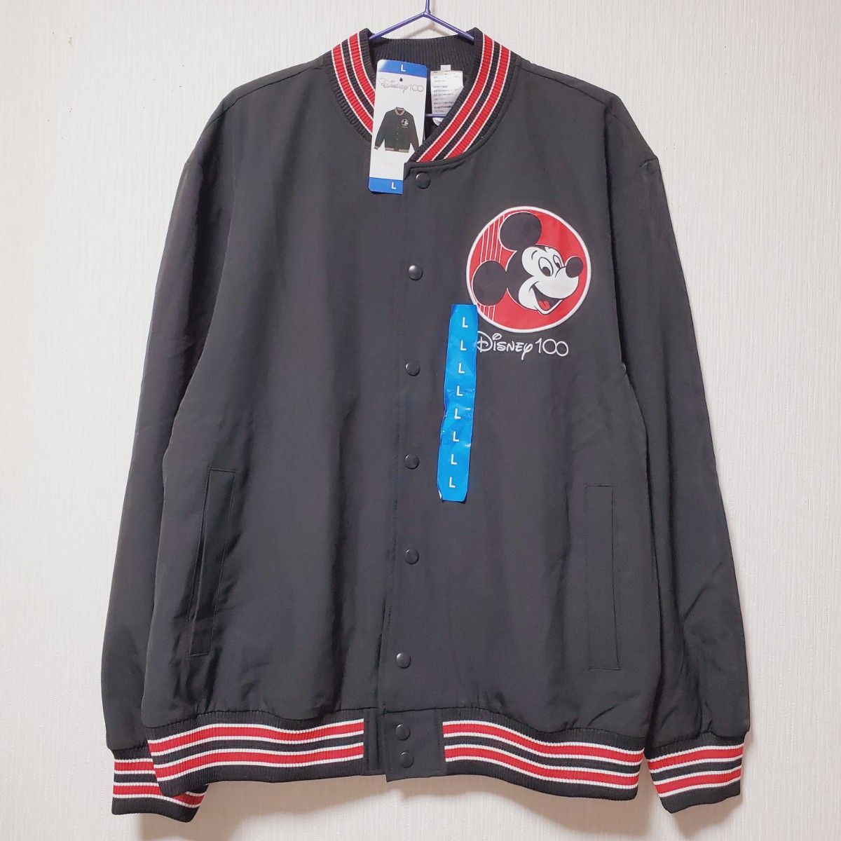 新品 ディズニー ジャケット ミッキー ブルゾン 100周年 MA-1 新品 ディズニー ジャケット ミッキー ブルゾン 100周年 MA-1