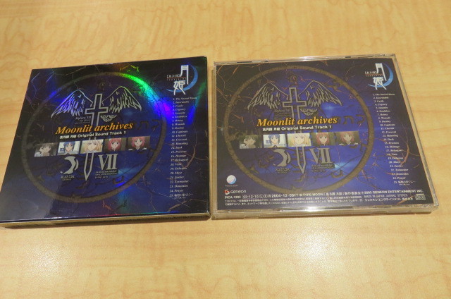 [35806]CD　Moonlit archives 真月譚 月姫 Original Sound Track 1　ステッカー付き　初回限定盤スリーブ仕様_画像4