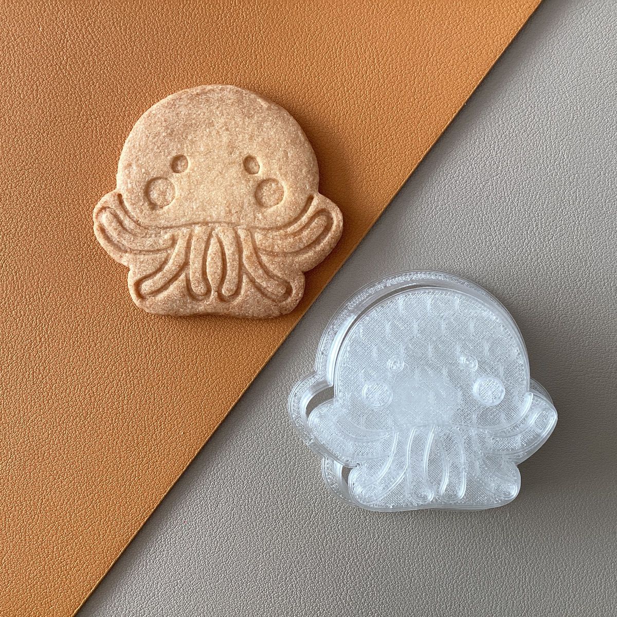 【クッキー型】　クラゲ　水族館　海の生き物　アイシング　アイシングクッキー