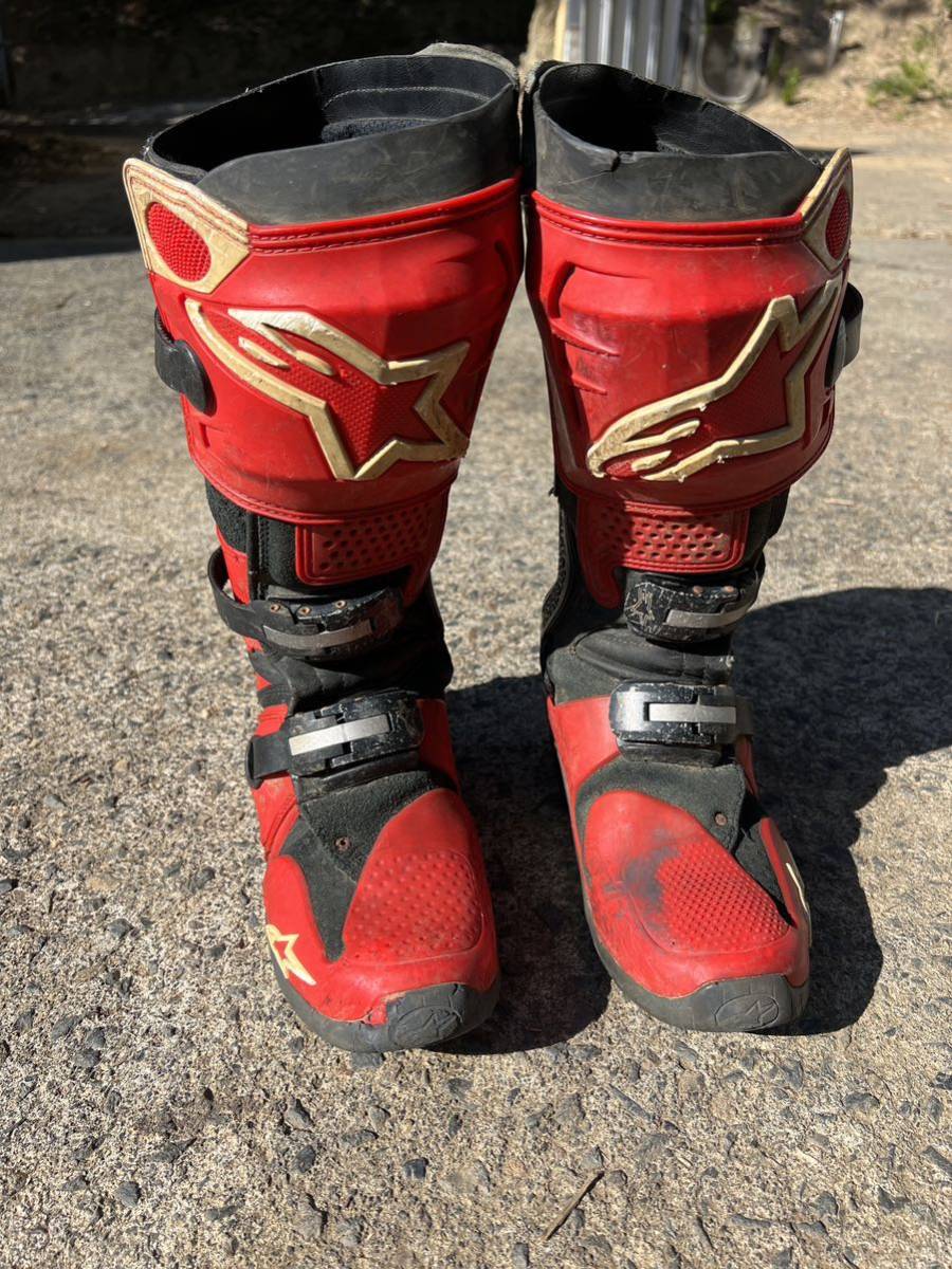 alpinestars アルパインスターズ /tech10 テック 10/オフロードブーツ モトクロスブーツ /サイズUS8 JP26.5cm_画像1