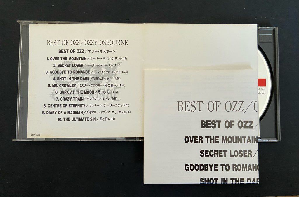 【国内盤】OZZY OSBOURNE ,オジーオズボーン／BEST OF OZZ_画像4