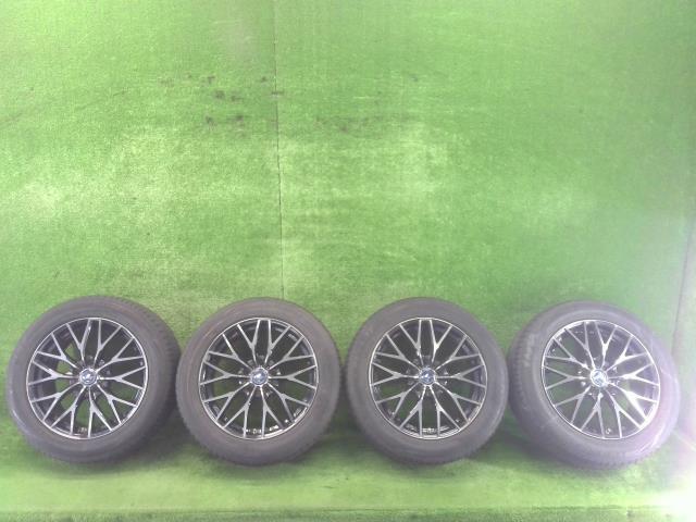 GRX120 Mark X weds Weds Leonis MX 17 дюймовый 17×7J+42 5 дыра PCD 114.3 Dunlop Ла Манш V 215/55R17 колесо + шина SET