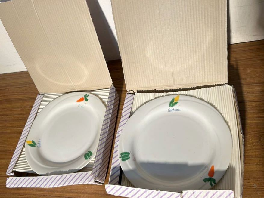 未使用品 MIKI KAWANISHIデザイン ベジタブルコレクション プレート 皿 6枚セット_画像4
