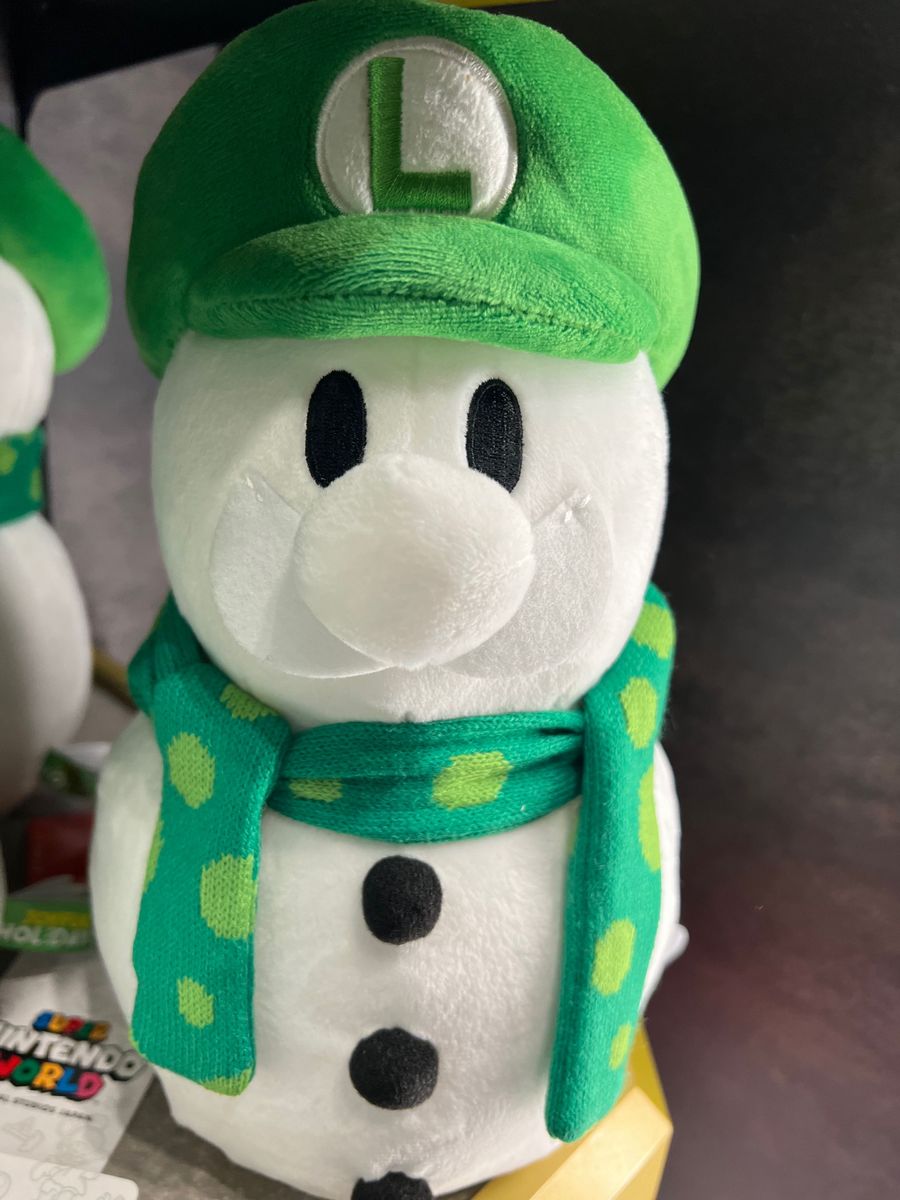 USJ 限定 ルイージ 雪だるま ぬいぐるみ クリスマス スーパー USJ 限定 ルイージ 雪だるま ぬいぐるみ クリスマス スーパー