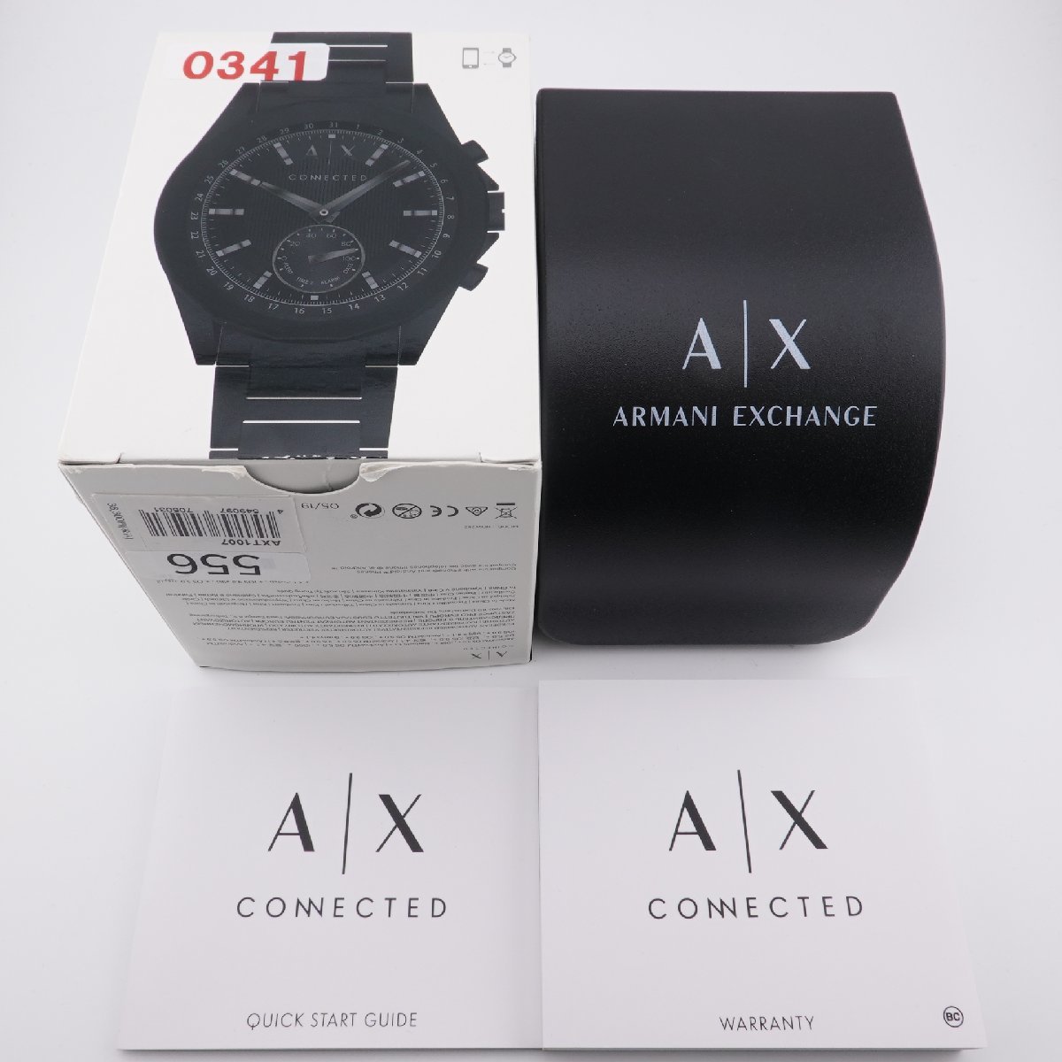 0341# Armani Exchange/アルマーニエクスチェンジ A/X 腕時計 ハイブリッドスマートウォッチ AXT1007 クォーツ メンズ 【0607】_画像7