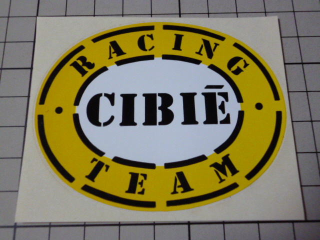 正規品 CIBIE RACING TEAM ステッカー 当時物 です(79×62mm) シビエ レーシング チーム_画像1