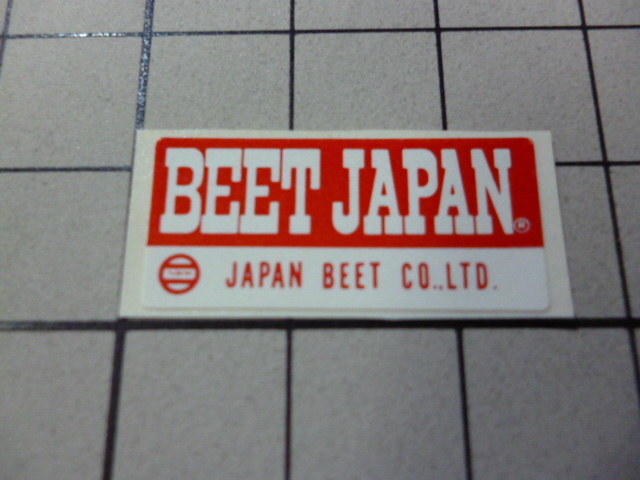 【最後の1枚】 小さい 希少 BEET JAPAN ステッカー 当時物 です(24×11mm) ビート ジャパン_画像1